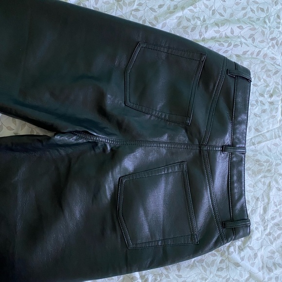 Wilfred/ Aritzia black Melina leather pants-Size 6 - Picture 5 of 5